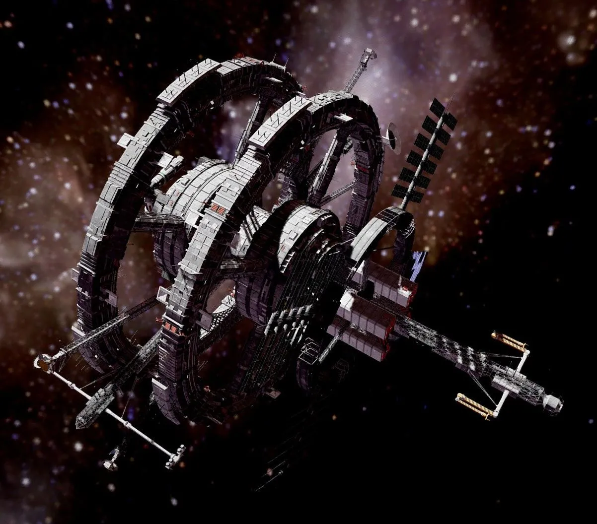 PBR Game 3D Models – Sci Fi Space Station