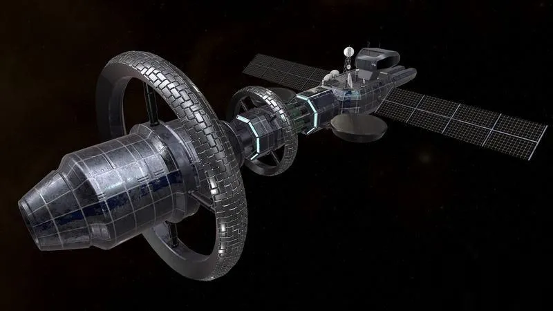 PBR Game 3D Models – Sci-fi spaceship class cruiser