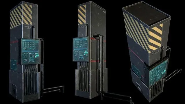 PBR Game 3D Models – Sci-fi Station