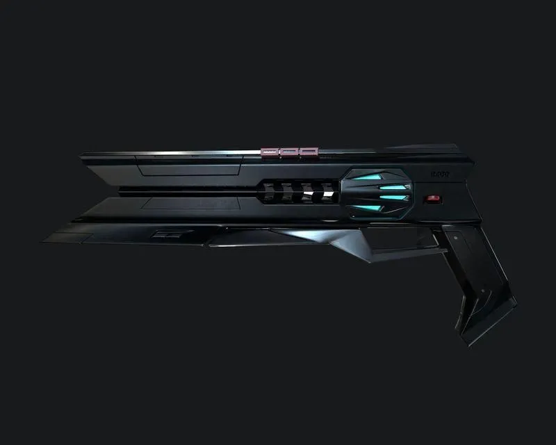 PBR Game 3D Models – Sci fi weapon game ready