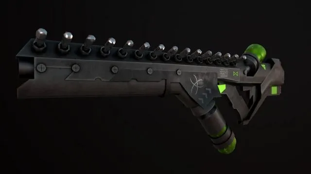 PBR Game 3D Models – Sci-Fi Weapon – Hard Ops