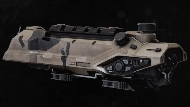 PBR Game 3D Models – Sci-fi Weapon Scope