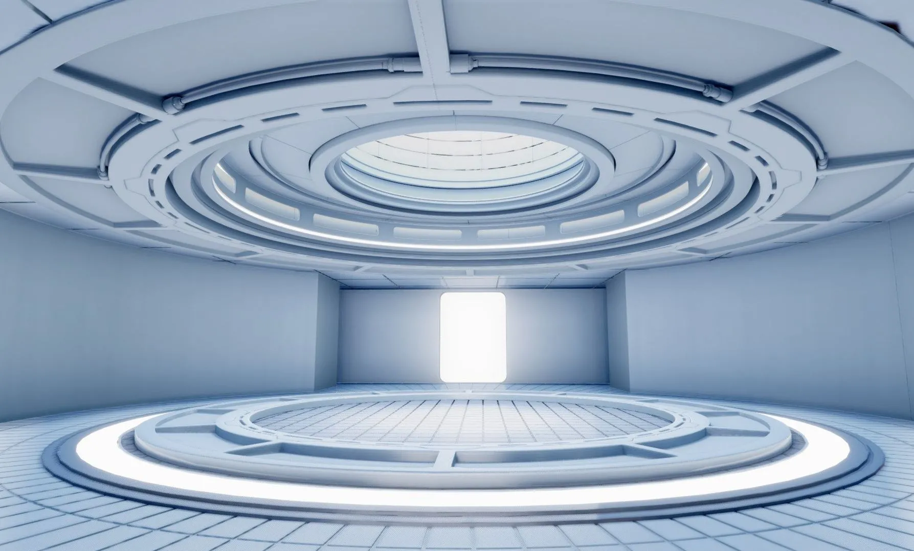 PBR Game 3D Models – Scifi Platform Stage