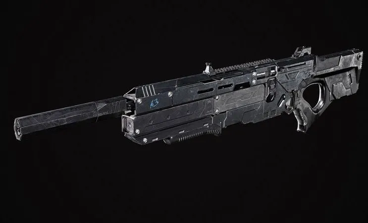 PBR Game 3D Models – Scifi Rifle