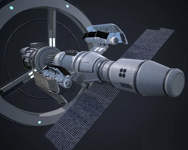 PBR Game 3D Models – Scifi Spaceship