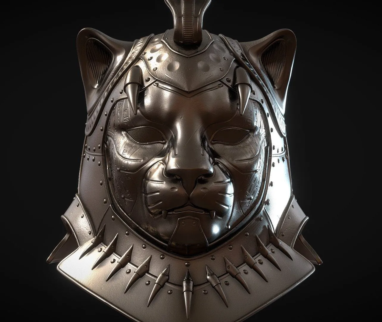 PBR Game 3D Models – Sekhmet Helmet Ii