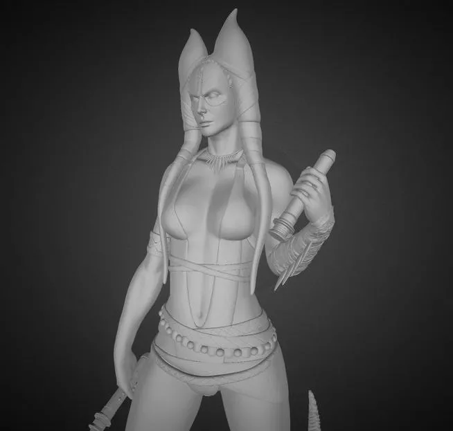 PBR Game 3D Models – Shaak Ti Star Wars