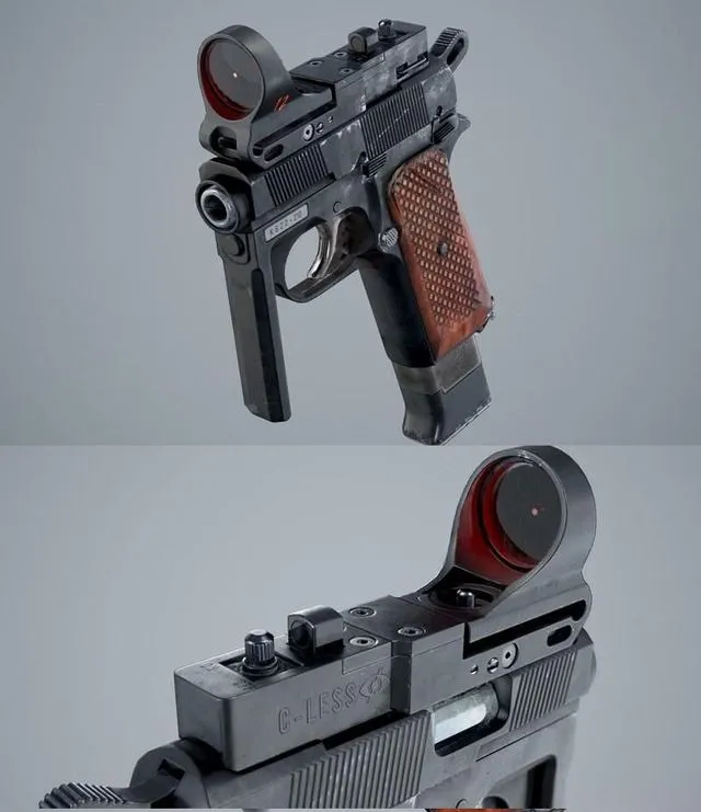 PBR Game 3D Models – Short Power Gun