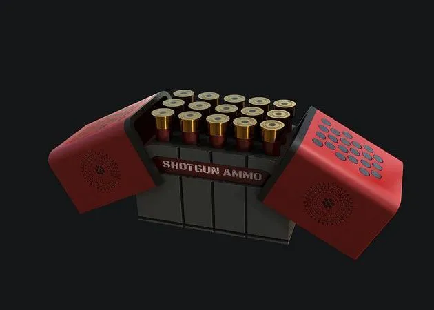 PBR Game 3D Models – Shotgun Ammo