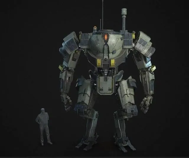 PBR Game 3D Models – Siege BOT