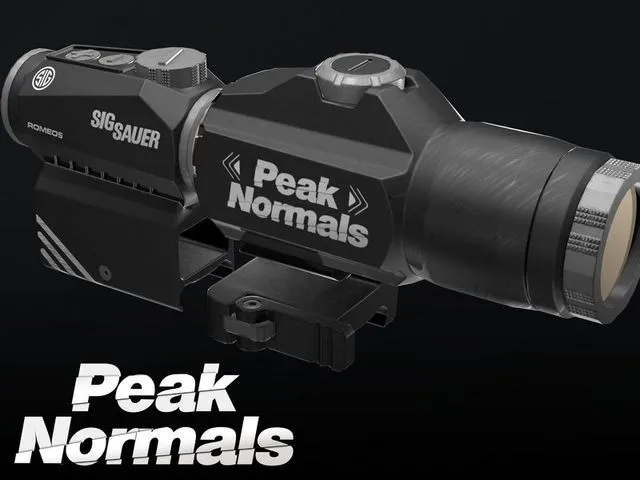 PBR Game 3D Models – Sig Sauer – Romeo 5 Red Dot Sight