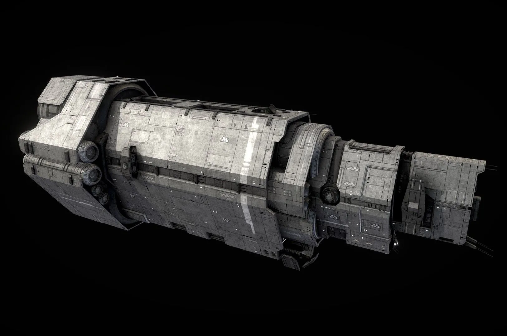 PBR Game 3D Models – Sins Of The Prophets Halcyon Light Cruiser