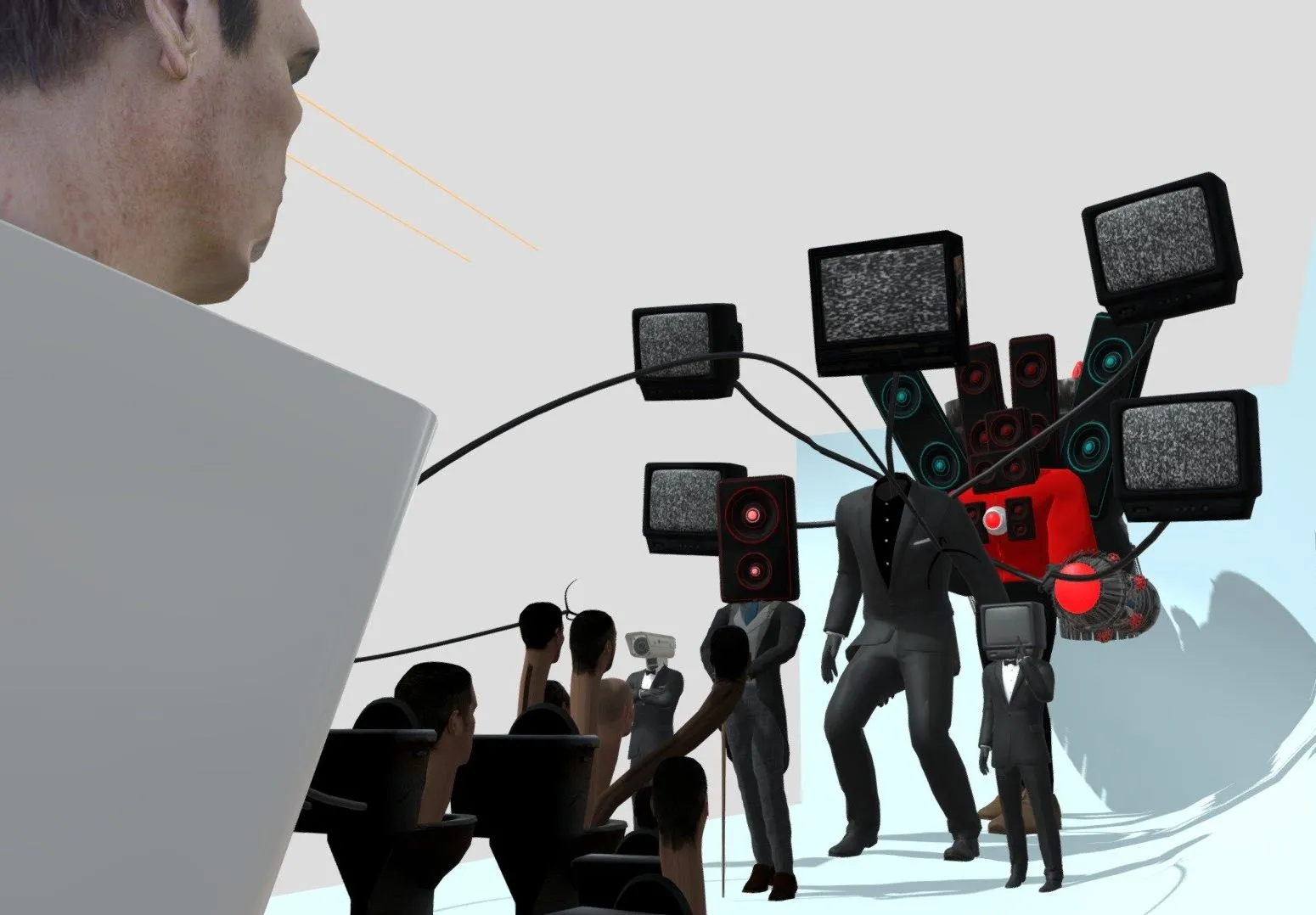 PBR Game 3D Models – Skibidi Toilet Characters