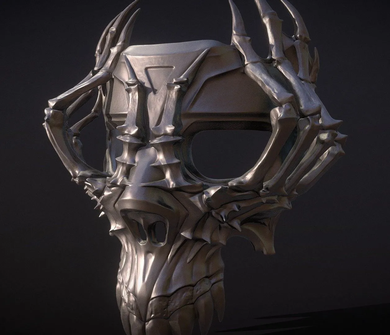 PBR Game 3D Models – Skull Mask Iii