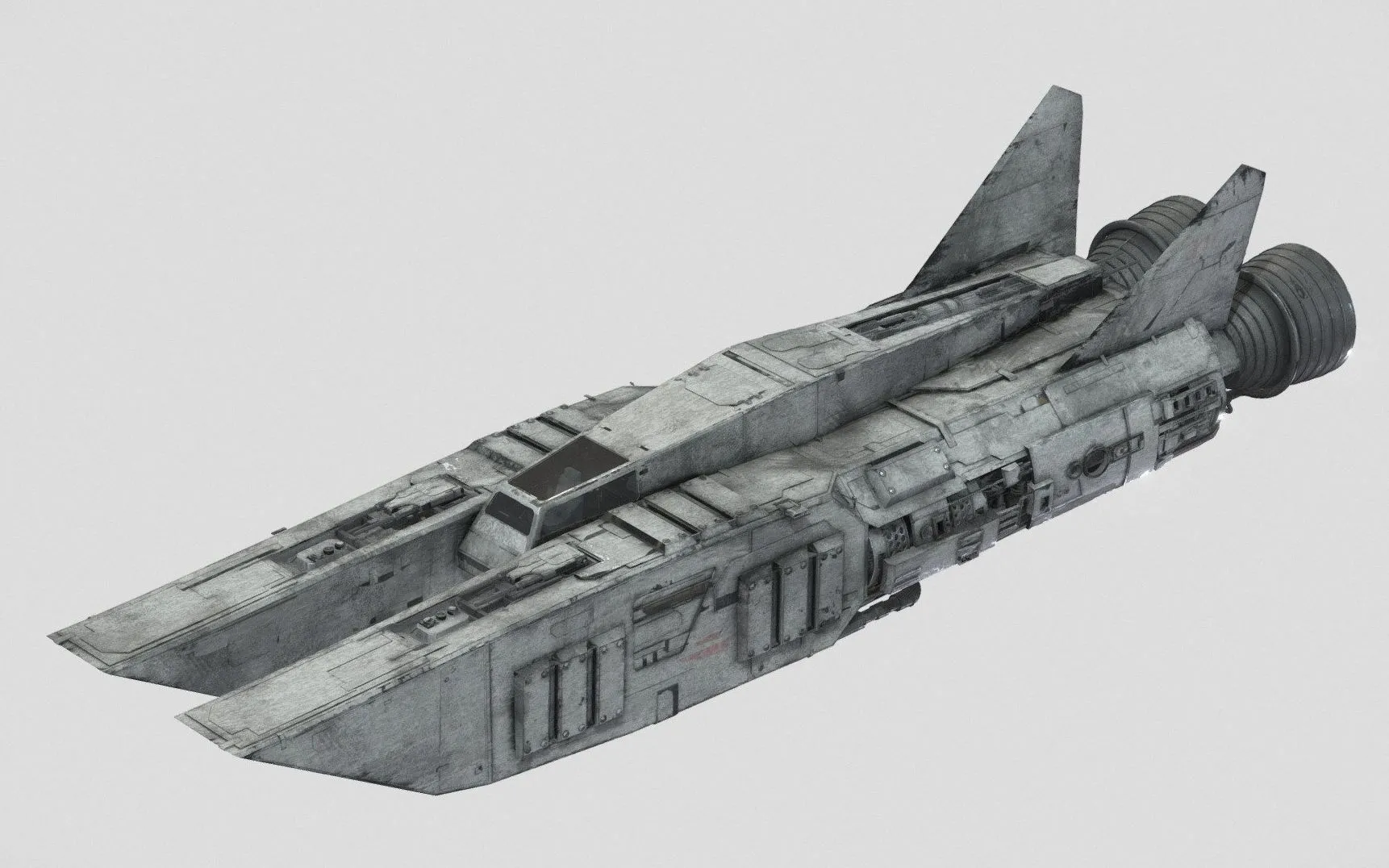 PBR Game 3D Models – Slinger Shuttle Star Wars Kimverse