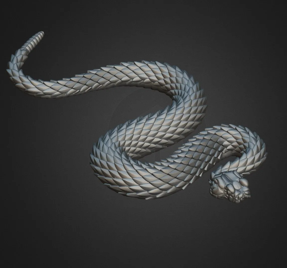PBR Game 3D Models – Snake