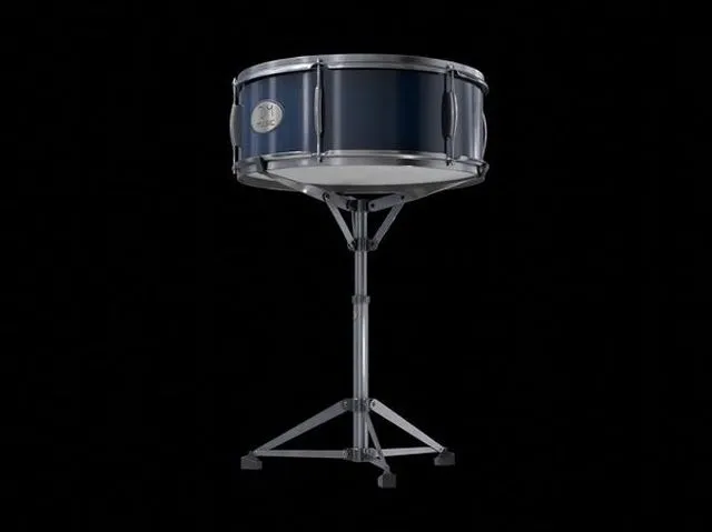 PBR Game 3D Models – Snare drum with stand