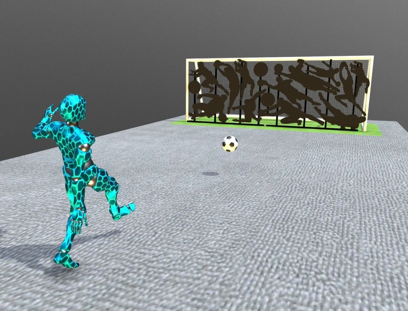 PBR Game 3D Models – Soccer Penalty Kick