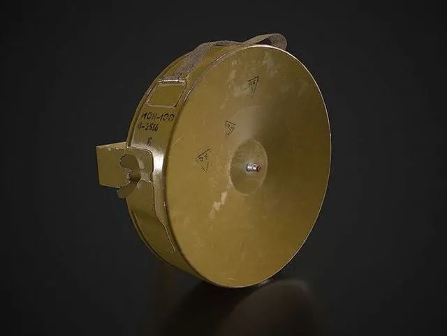 PBR Game 3D Models – Soviet anti-personnel mine MON-100