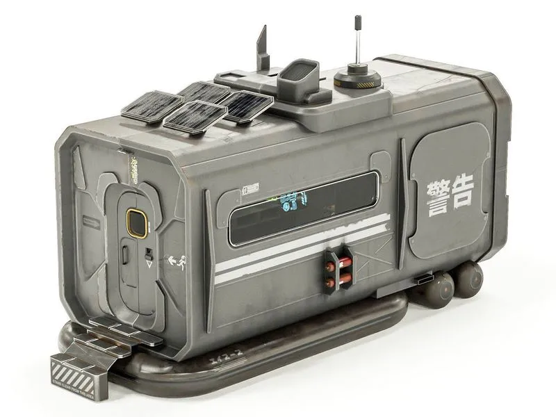 PBR Game 3D Models – Space Station EOne