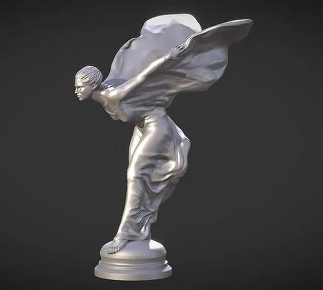 PBR Game 3D Models – Spirit Of Ecstasy