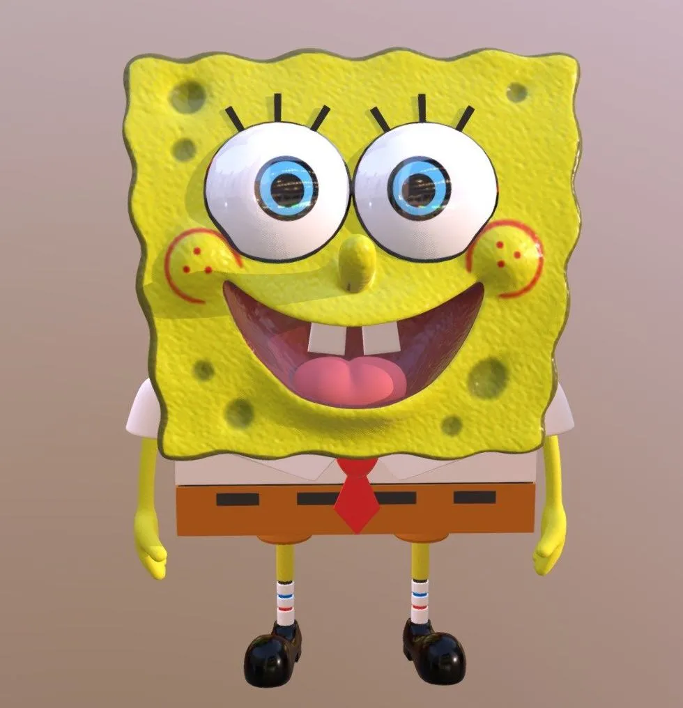 PBR Game 3D Models – Spongebob