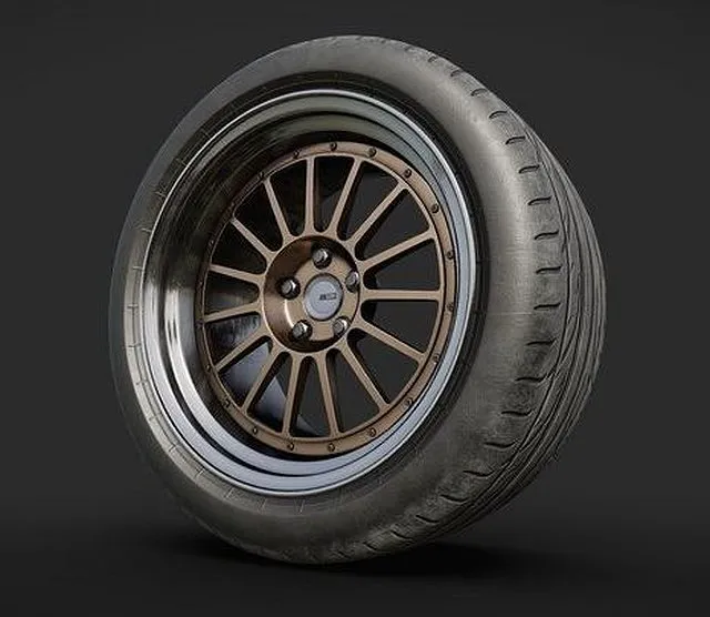 PBR Game 3D Models – SSR Professor TF1 & Semi Slick Tire