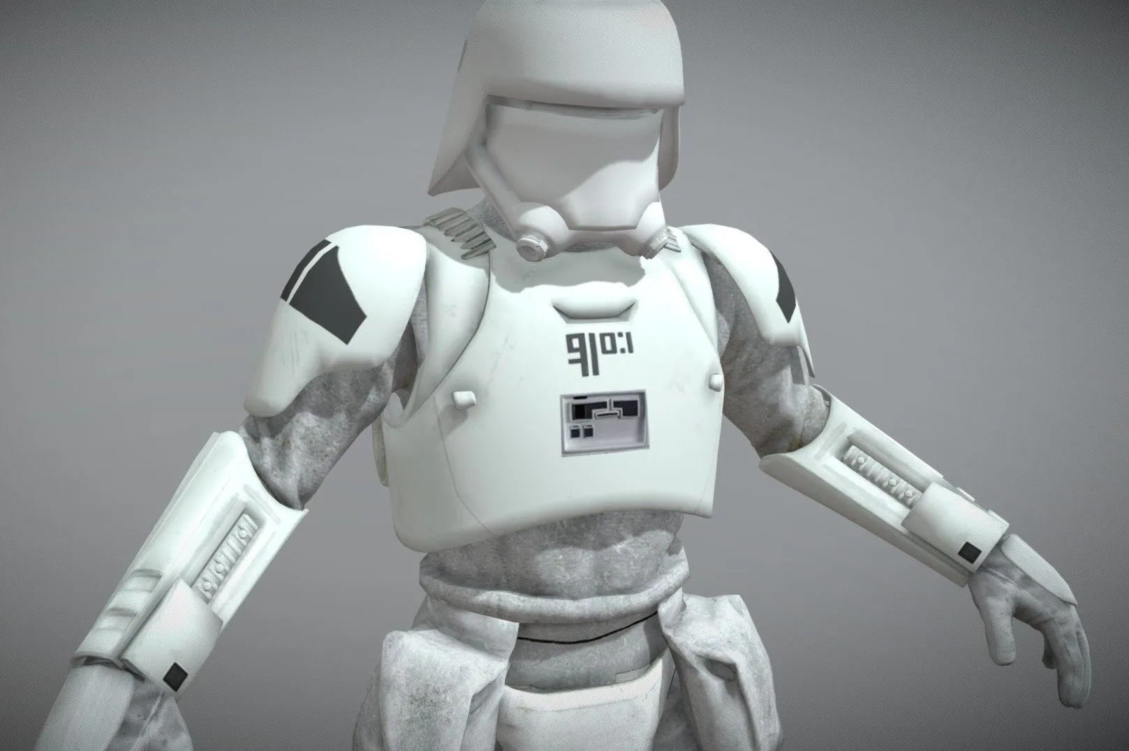 PBR Game 3D Models – Star Wars First Order Snow Assault 3D Model