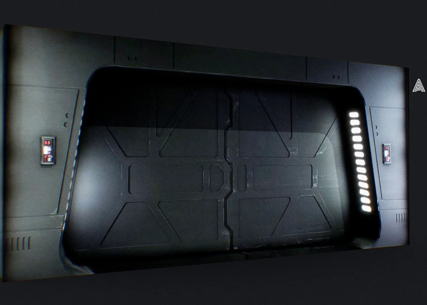 PBR Game 3D Models – Star Wars Imperial Door