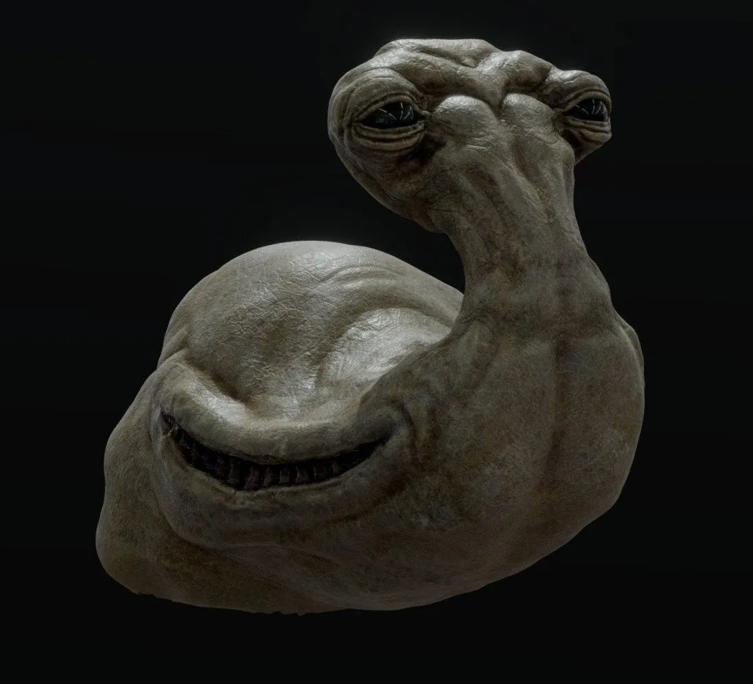 PBR Game 3D Models – Star Wars Ithorian Character Head