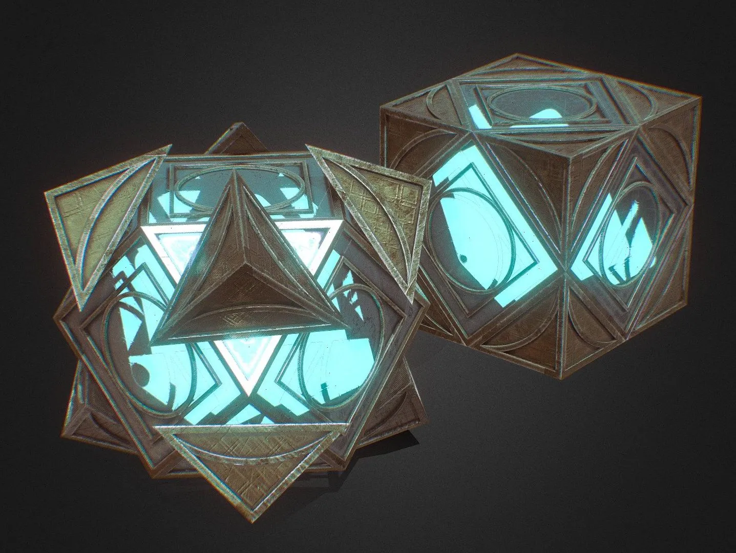 PBR Game 3D Models – Star Wars Jedi Holocron