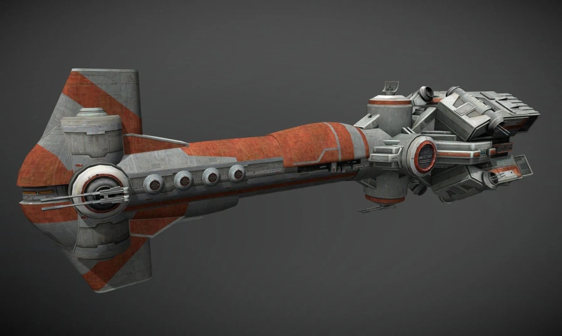 PBR Game 3D Models – Star Wars Outrider Thranta Class