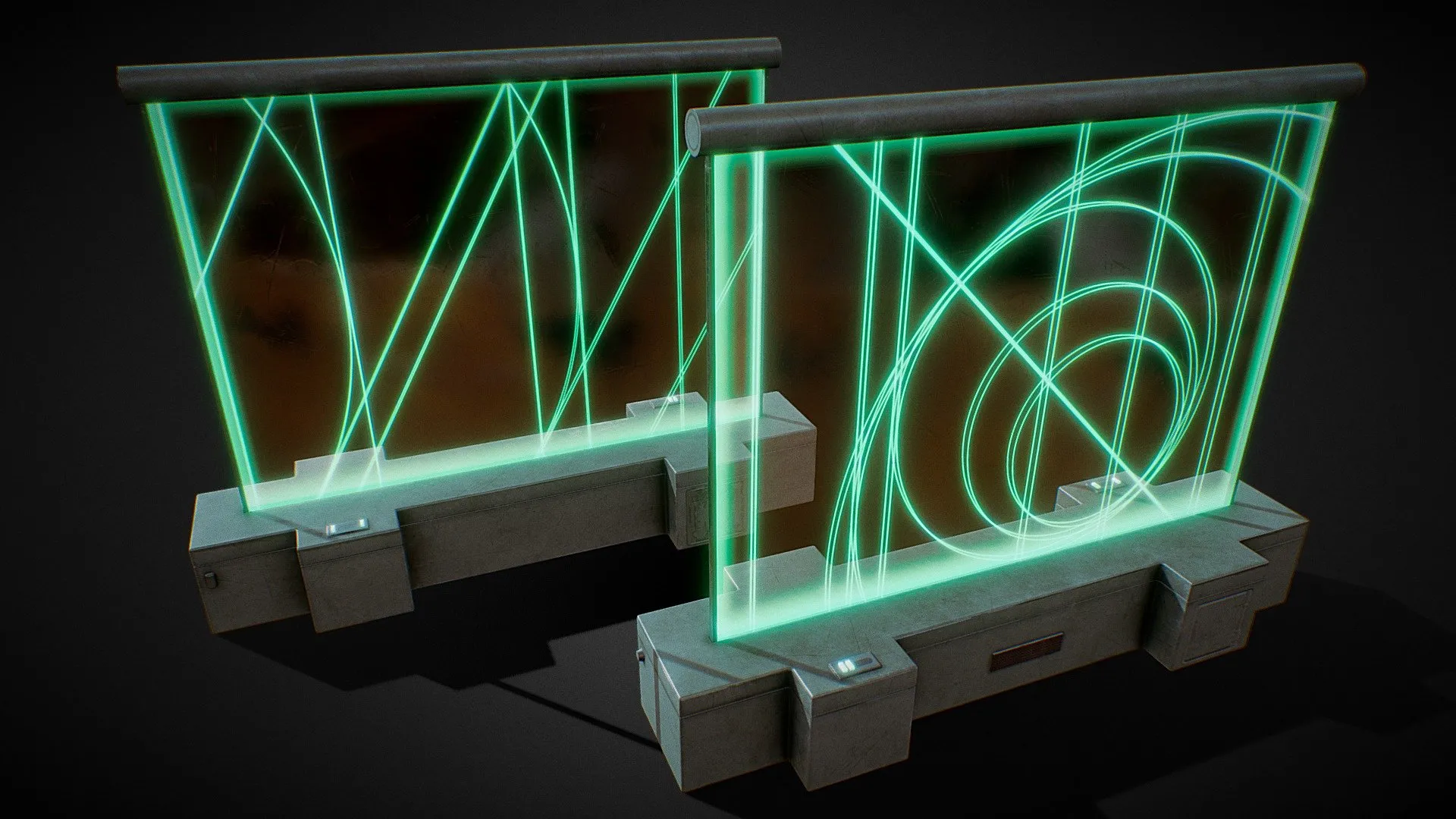 PBR Game 3D Models – Star Wars Rebel Base Screens