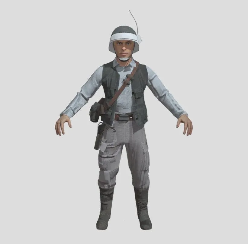 PBR Game 3D Models – Star Wars Rebel Fighter