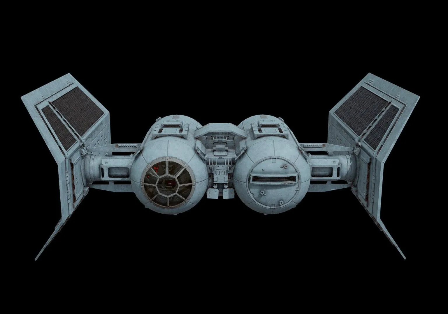 PBR Game 3D Models – Star Wars Tie Shuttle Needas Shuttle From Esb