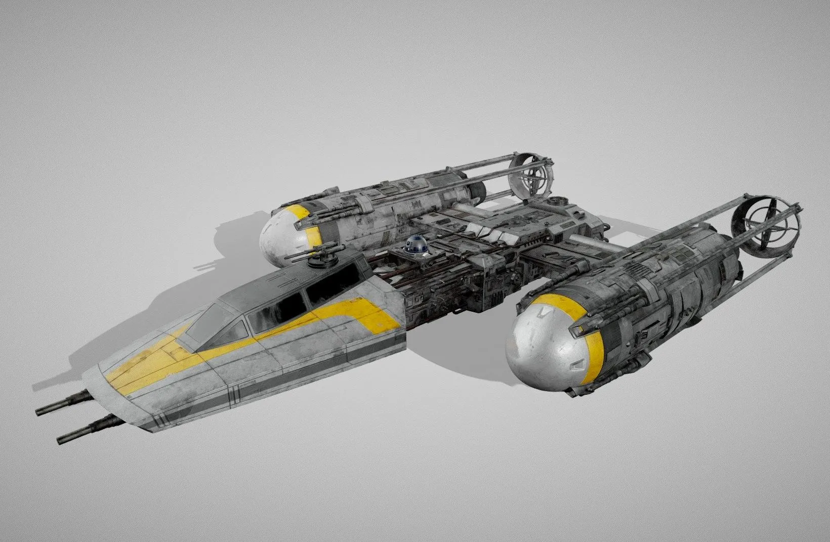 PBR Game 3D Models – Star Wars Y Wing