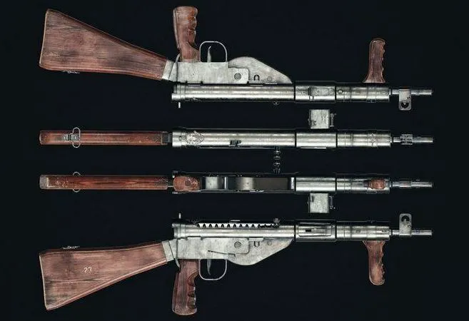 PBR Game 3D Models – Sten Mark V UK submachine gun