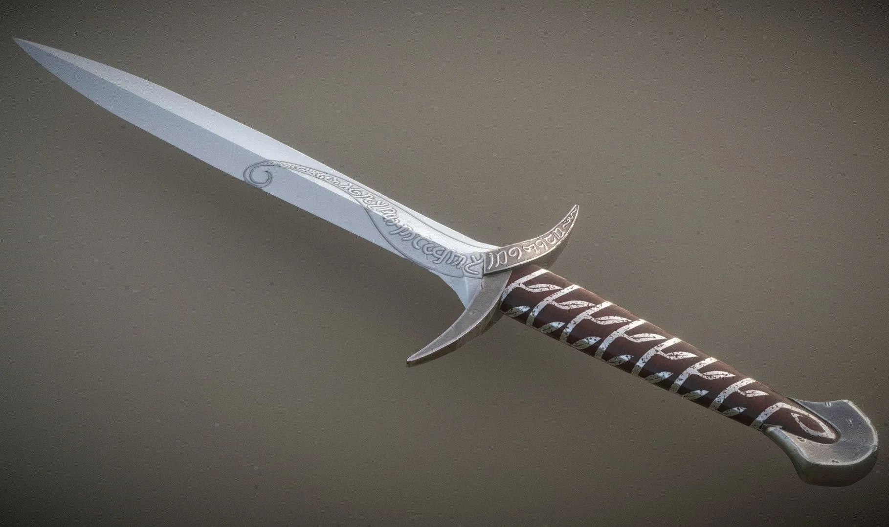 PBR Game 3D Models – Sting Sword From The Hobbit And Lotr
