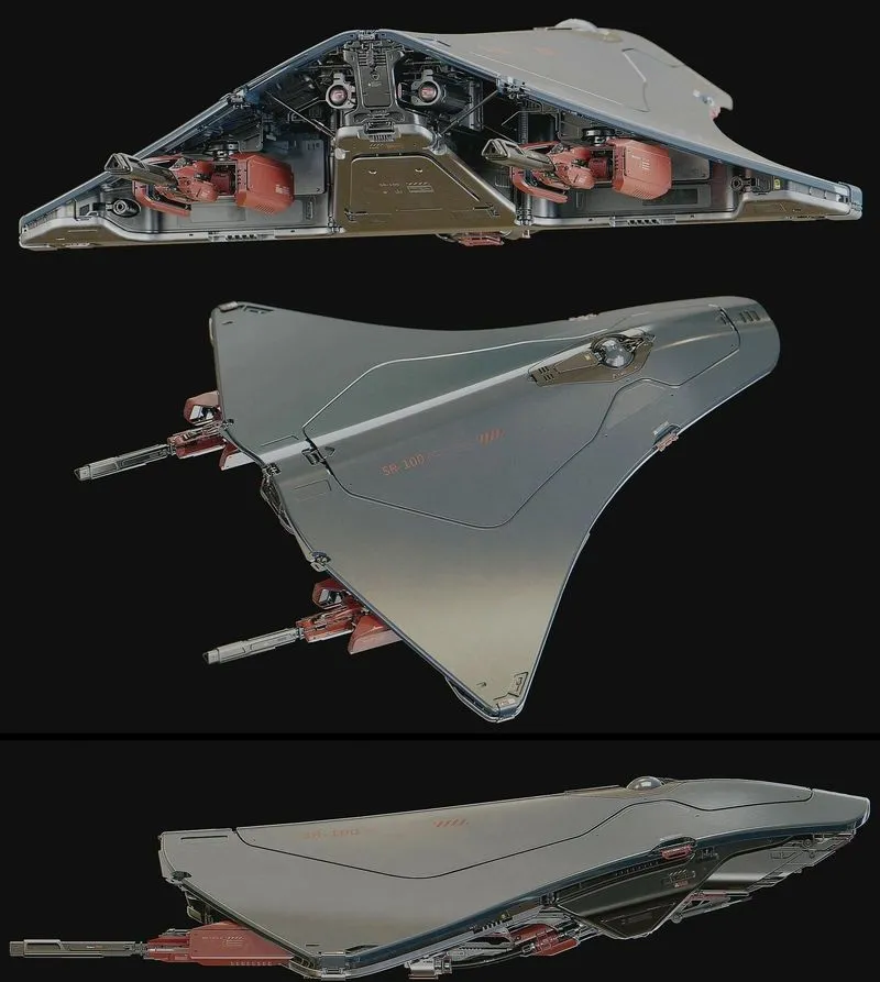 PBR Game 3D Models – Stingray Battle Drone