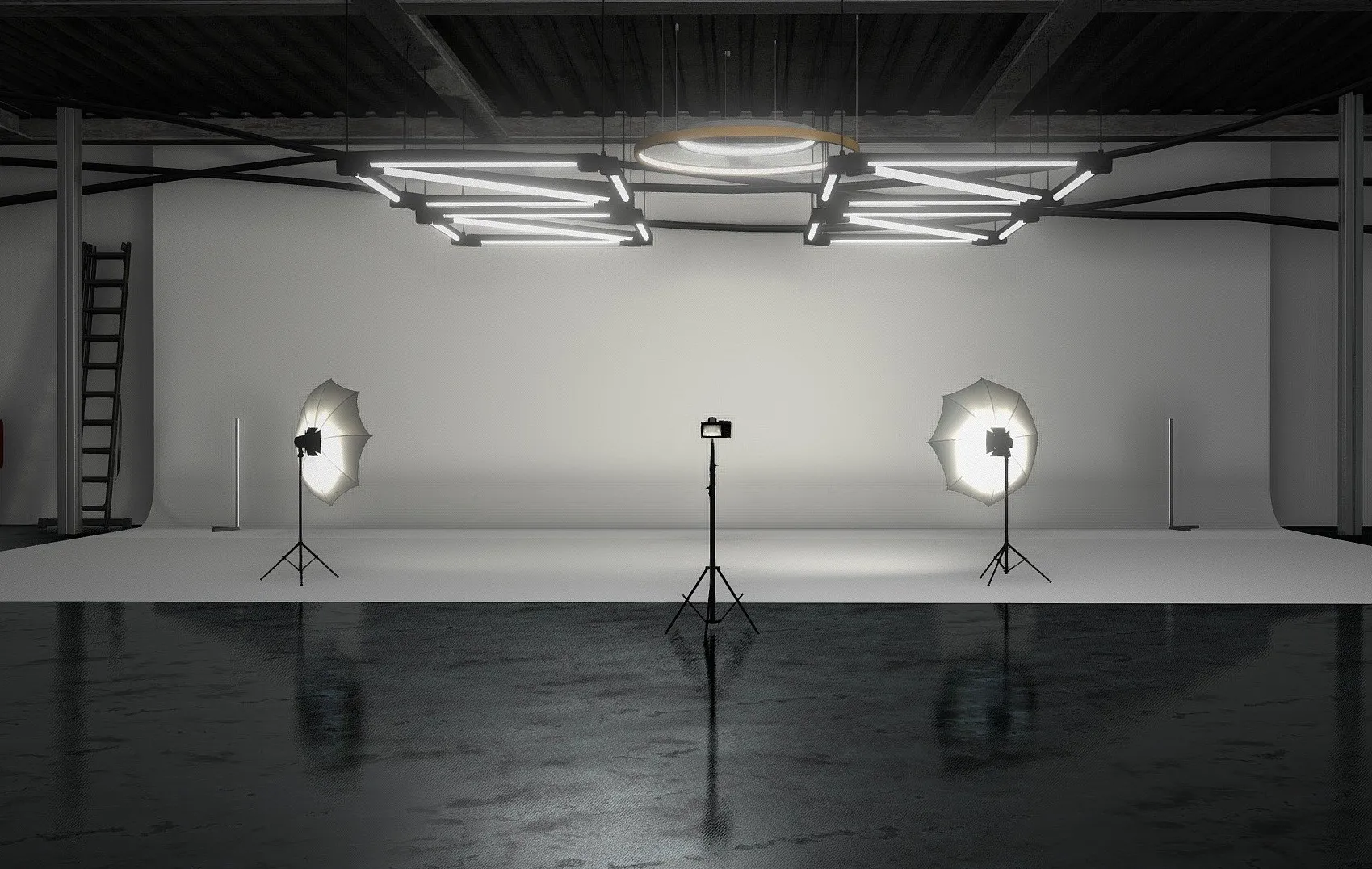 PBR Game 3D Models – Studio Environment 3D Model