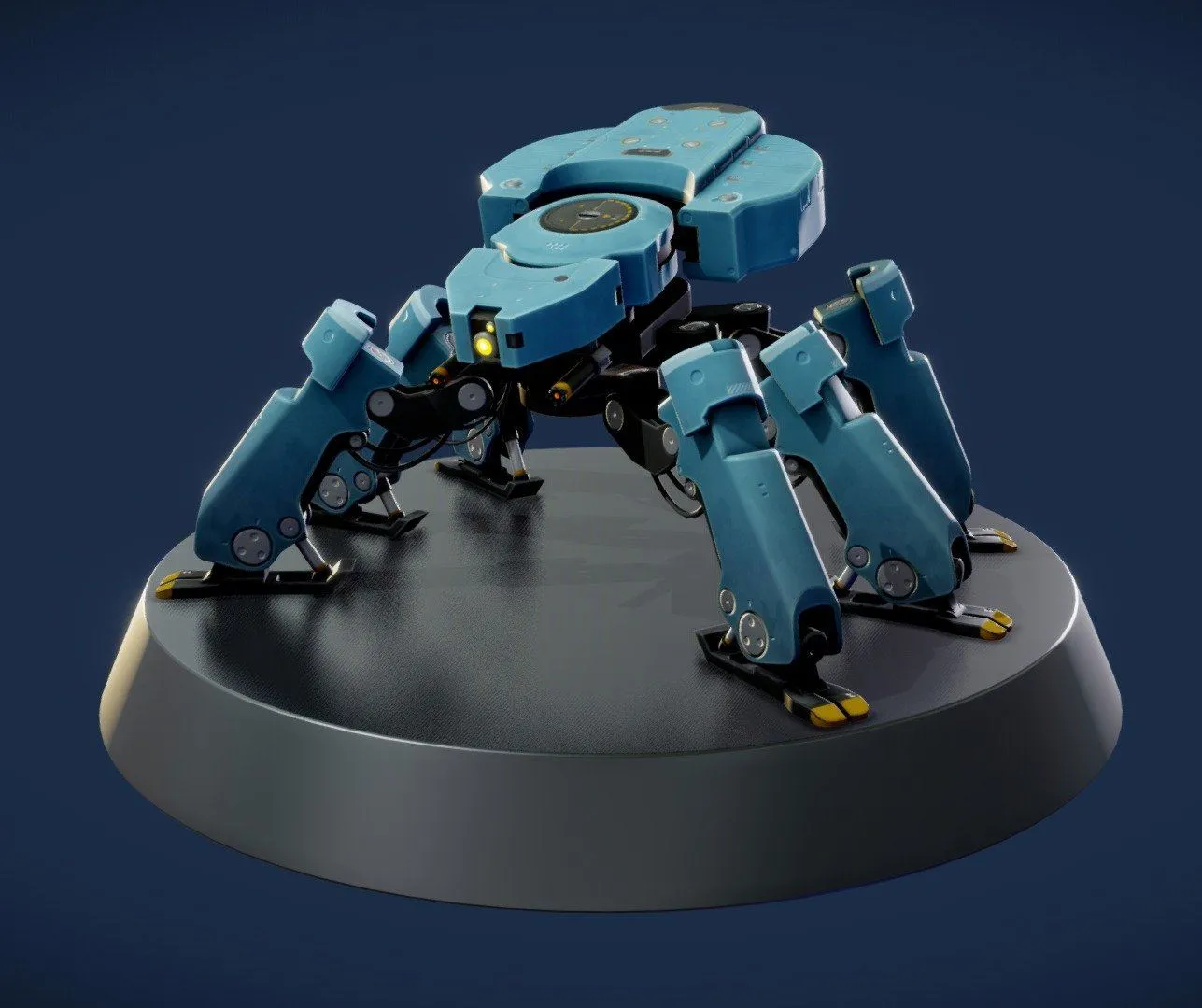 PBR Game 3D Models – Stylized Pbr Beetle Mech