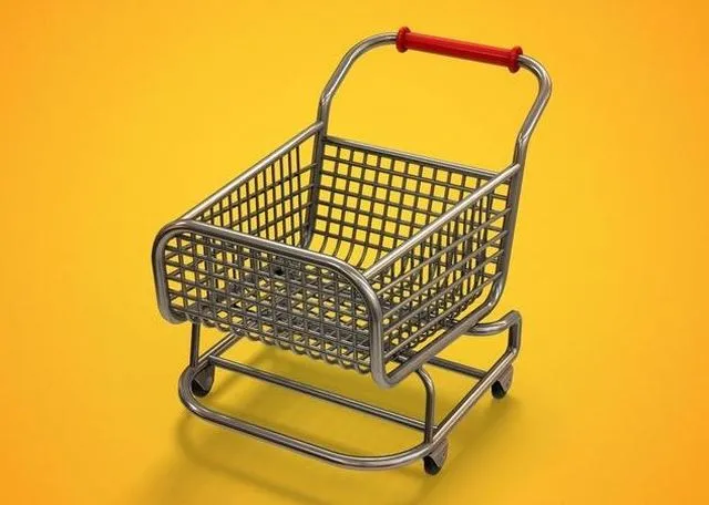 PBR Game 3D Models – Stylized Shopping Cart
