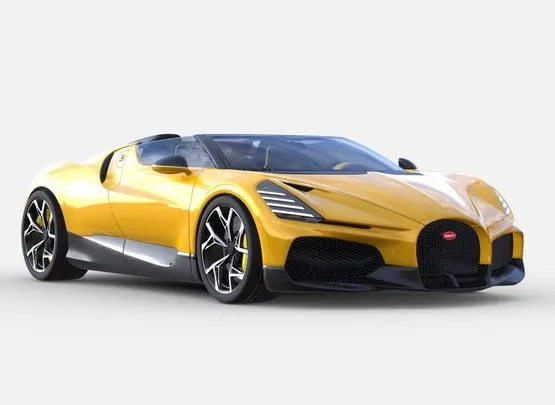 PBR Game 3D Models – Supercar Mistral 2023 VR Ready