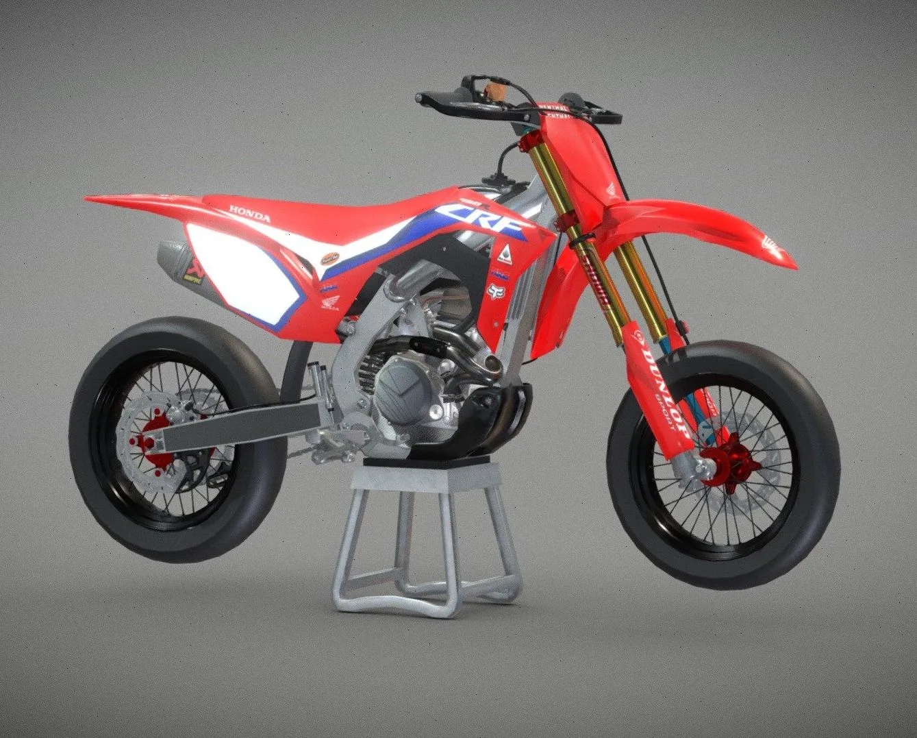 PBR Game 3D Models – Supermoto Bike