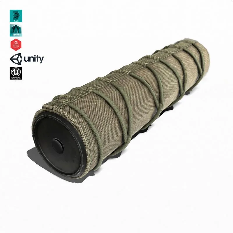 PBR Game 3D Models – Suppressor Set-07