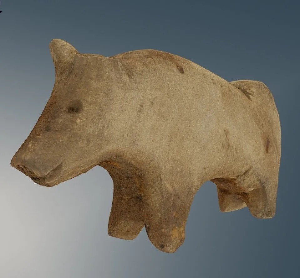 PBR Game 3D Models – Svinbjorn Ea Hundur A Toy Pigbear Or Dog