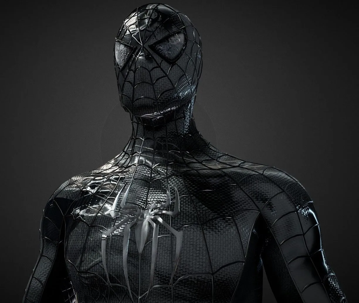 PBR Game 3D Models – Symbiote Spiderman Tobey Maguire