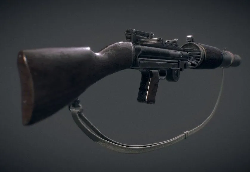 PBR Game 3D Models – T 21 Light Repeating Blaster High Poly