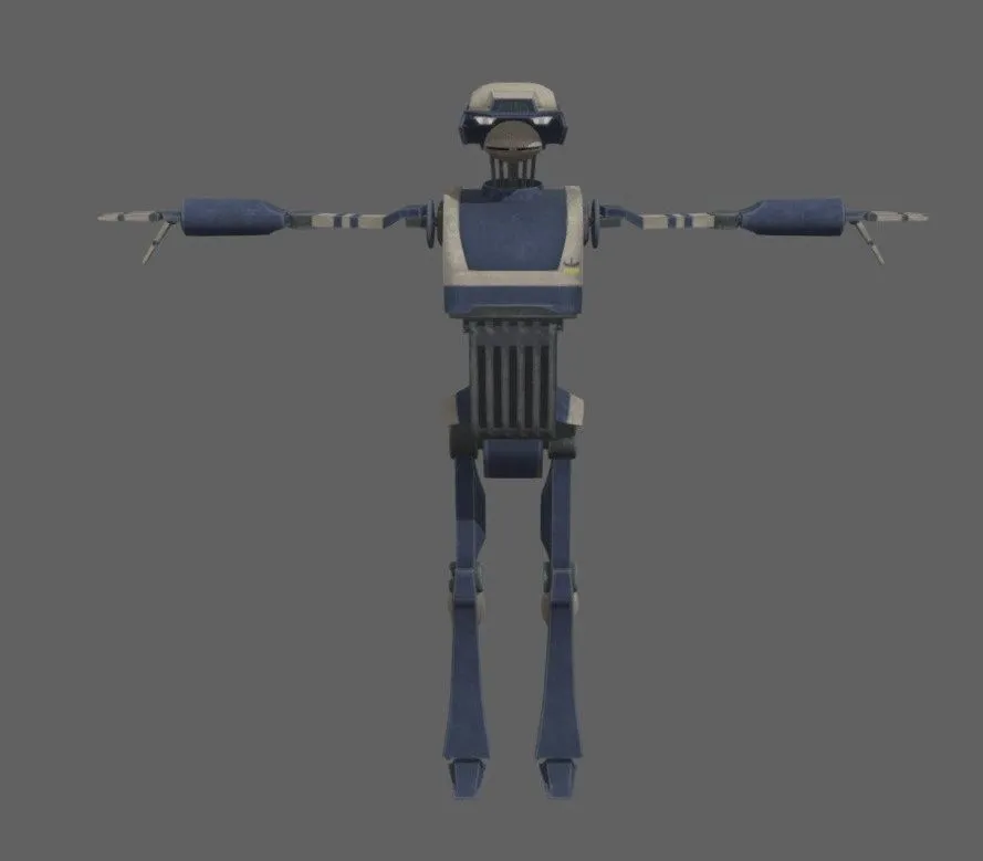PBR Game 3D Models – Tactical Droid