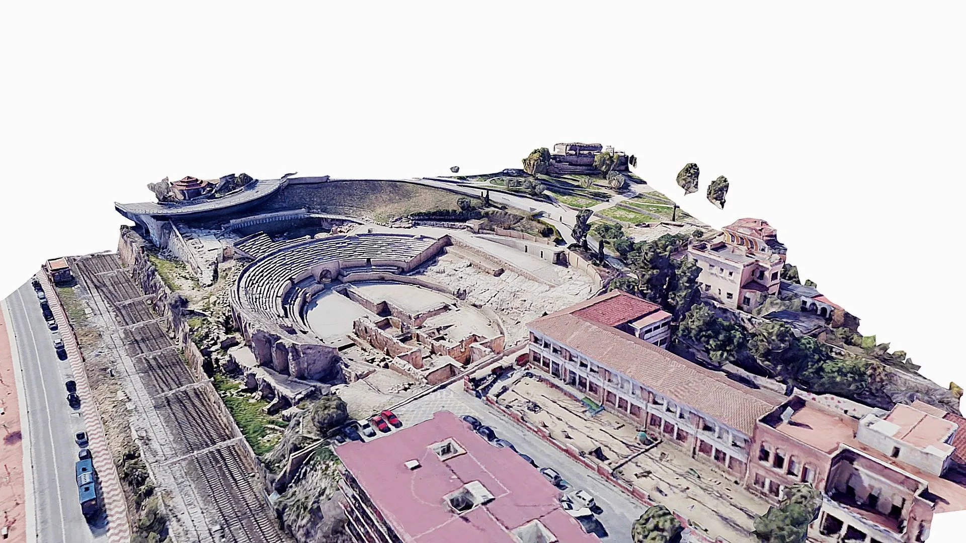 PBR Game 3D Models – Tarragona Amphitheatrescanmaproman Empire